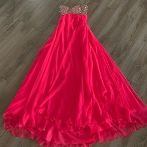 Hot Pink Ball Gown/ Prom Dress